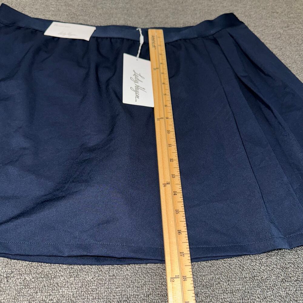 NWT Lady Hagen Side Pleat 16" Skort Navy Blue Womens Size XXL Golf Active Tennis - Picture 7 of 8